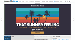 Desktop Screenshot of greenvilleonline.com